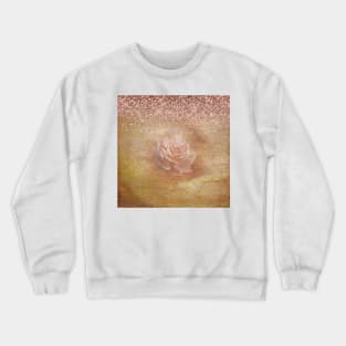 Antique Rose Gold Glitter Crewneck Sweatshirt